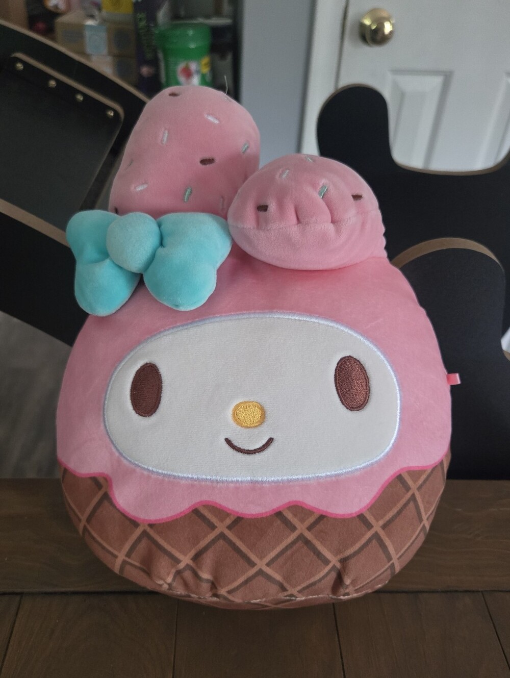 Sanrio Pink My Melody Ice Cream Plush Squishmallow